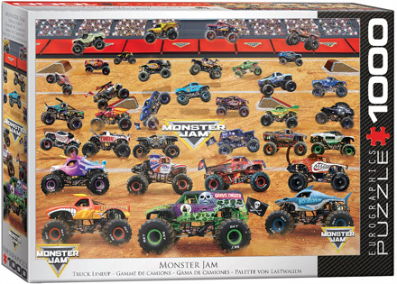 Eurographics Monster Jam Truck Lineup Puzzel (1000 stukjes)