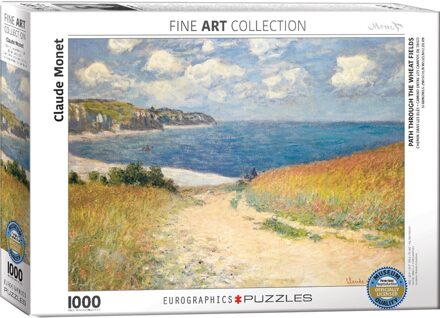 Eurographics Path Through the Wheat Fields - Claude Monet (1000)
