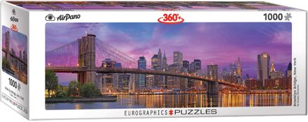 Eurographics puzzel Brooklyn Bridge New York Panorama - 1000 stukjes