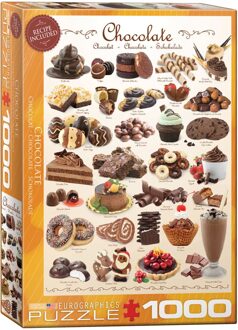 Eurographics puzzel Chocolate - 1000 stukjes