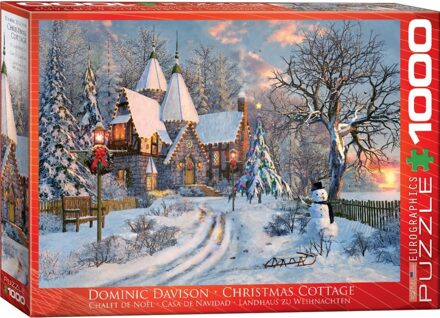 Eurographics puzzel Christmas Cottage - Dominic Davison - 1000 stukjes