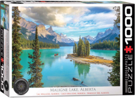 Eurographics puzzel Maligne Lake Alberta - 1000 stukjes