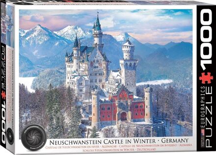 Eurographics puzzel Neuschwanstein Castle in Winter - 1000 stukjes