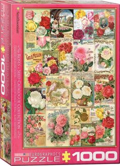 Eurographics puzzel Roses - Seed Catalogue - 1000 stukjes