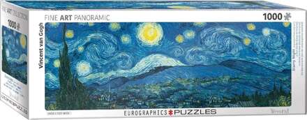 Eurographics puzzel Starry Night - Vincent van Gogh Panorama - 1000 stukjes