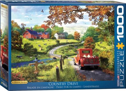 Eurographics puzzel The Country Drive - Dominic Davison - 1000 stukjes