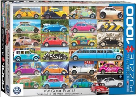 Eurographics puzzel VW Gone Places - 1000 stukjes