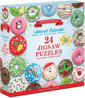 Eurographics Puzzle Adventskalender - Christmas Donuts Puzzel (24 x 50 stukjes)