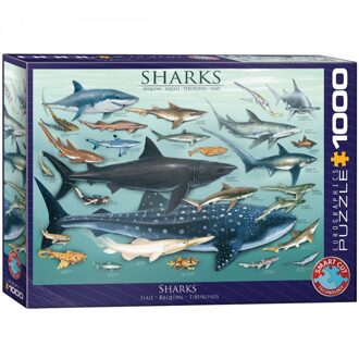 Eurographics Sharks Puzzel (1000 stukjes)