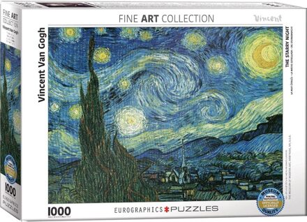 Eurographics Sterrennacht - Vincent van Gogh (1000)