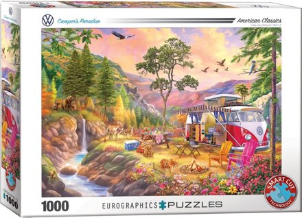 Eurographics VW Bus - Camper`s Paradise Puzzel (1000 stukjes)