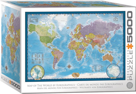 Eurographics World Map Puzzel (5000 stukjes)