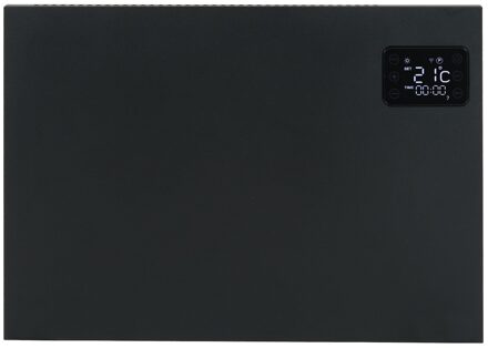 Eurom Convector Verwarming Eurom Sani Alutherm 800XS Voor in de Badkamer met Wi-Fi Zwart Eurom