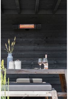 Eurom Heat and Beat Terrasverwarmer Zwart