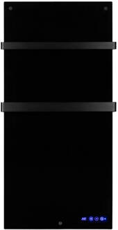 Eurom Infraroodpaneel Eurom Sani 1000W 127x55 cm Badkamerverwarming Met Wi-Fi Zwart Eurom