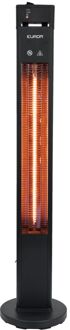 Eurom Q-Tower 2000 RCD Terrasverwarmer Zwart