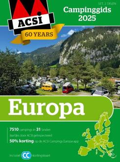Europa 2025 (Set 2 Delen) / 2025 - Acsi Campinggids - ACSI
