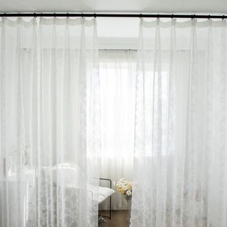 Europa Effen Wit Garen Gordijn Venster Tule Gordijnen Voor Woonkamer Keuken Moderne Venster Behandelingen Voile Gordijn