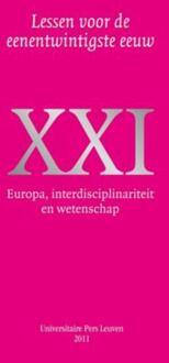 Europa, interdisciplinariteit en wetenschap - Boek Universitaire Pers Leuven (9058678598)