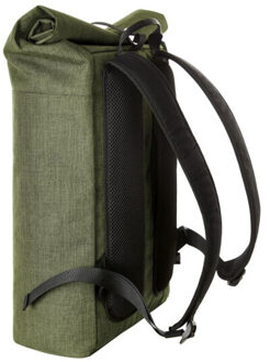 Europa roll top laptop rugzak - maat One size Groen
