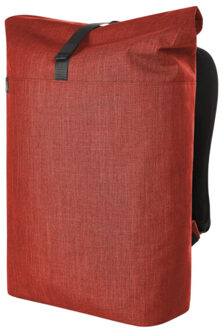 Europa roll top laptop rugzak - maat One size Rood