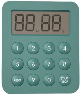 Europa Stijl Groene Timer Herinnering Multifunctionele Tijd Manager Bakken Koken Leren Countdown Lcd Scherm Batterij Keuken Timers 02