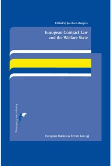 European Contract Law and the Welfare State - Boek Europa Law Publishing (9089520805)