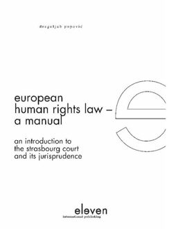 European human rights law a manual - eBook Dragoljub Popovi (9460947670)