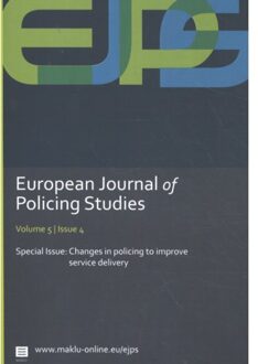 European Journal Of Policing Studies - Changes In