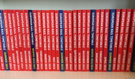 European rail timetable winter 2020/2021 - John Potter