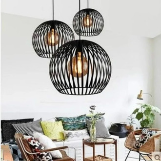 European Simple Creative Lamps Vintage Industrial Style Iron Pendant Lights for Restaurant Bar Cafes Living Room YHJ103001