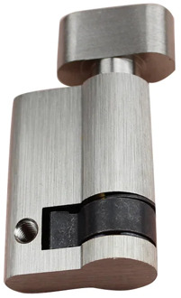 European standard 45mm door lock half cylinder push lock single open with knob for wood door lock cylinder in the bathroom