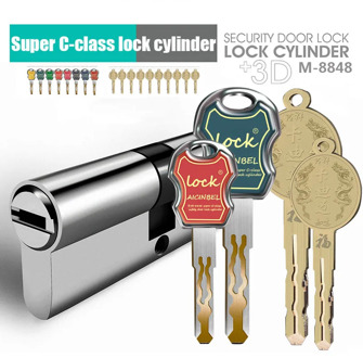 European standard anti-theft door lock 304 stainless steel lock core gate Lock cylinder entrance Lock cylinders