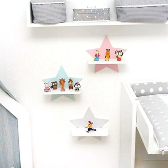 European Style Baby Room Splicing Shelf Toy Kids Room Wall Decoration Fashion Toys Storage DIY Assembled Hanging Shelfs Racks