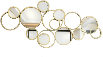 European Style Wall Decoration A Living Room Sofa Background Wall Decorate Mirror Hotel Metope Wall Hanging Metal Iron Art Light