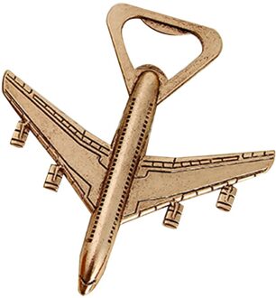 Europese Amerikaanse Mode Vliegtuig Vorm Bier Flesopener Antieke Bruiloft Keuken Party Flesopener Levert