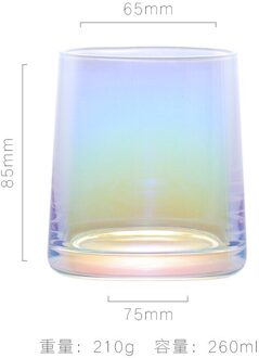 Europese Creatieve Kleurrijke Whiskey Glas Ins Bar Craft Bier Glas Geest Glas Buitenlandse Wijnglas Glaswerk Bierglas