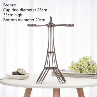 Europese Creatieve Moderne Eenvoudige Liquor Fles Rack Thuis Woonkamer Rode Wijnrek Familie Decoratie eiffeltoren 01