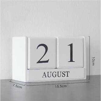 Europese Creatieve Zwart-wit Kalender Kerst Woonkamer Studie Home Decor Accessoires Perpetual Kalender