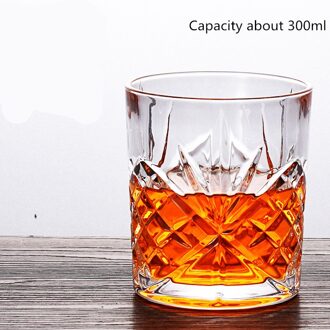 Europese Crystal Glas Wijn Glas Whisky Brandy Glas Eenvoudige Binnenlandse Wijn Accessoires f