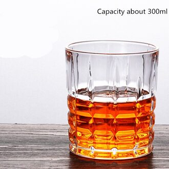 Europese Crystal Glas Wijn Glas Whisky Brandy Glas Eenvoudige Binnenlandse Wijn Accessoires
