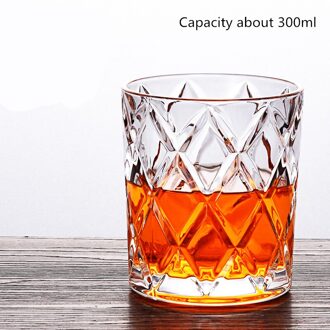Europese Crystal Glas Wijn Glas Whisky Brandy Glas Eenvoudige Binnenlandse Wijn Accessoires