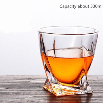 Europese Crystal Glas Wijn Glas Whisky Brandy Glas Eenvoudige Binnenlandse Wijn Accessoires