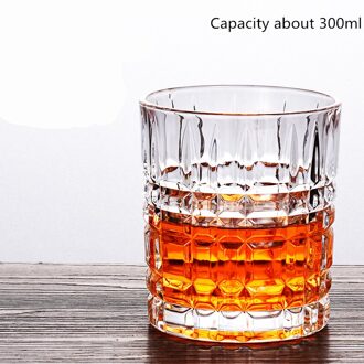 Europese Crystal Glas Wijn Glas Whisky Brandy Glas Eenvoudige Binnenlandse Wijn Accessoires