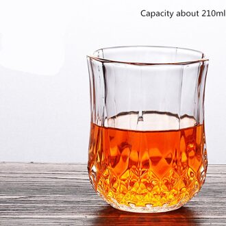 Europese Crystal Glas Wijn Glas Whisky Brandy Glas Eenvoudige Binnenlandse Wijn Accessoires