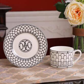 Europese Decor Moderne Keramiek Koffie Mok Cup Westerse Bone Porselein Servies Decoraties Thee Cups Dessert Lade 3