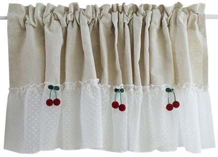 Europese En Amerikaanse Katoen En Linnen Korte Gordijnen Keuken Badkamer 1 stuk 175x60cm