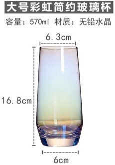 Europese Gekleurde Leuke Draagbare Glazen Beker Creatieve Sap Champagne Fluiten Glas Set Grappige Mok Verre Huishoudelijke Producten groot