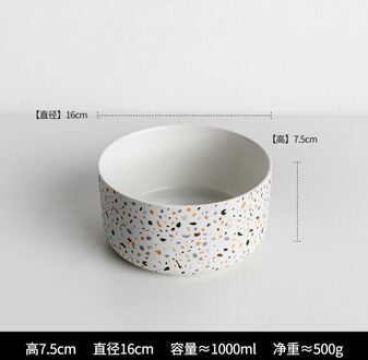 Europese Gekleurde Stippen Platen Keramische Diner Set Bone China Dessertbord Steak Noedels Salade Snack Taart Platen Servies