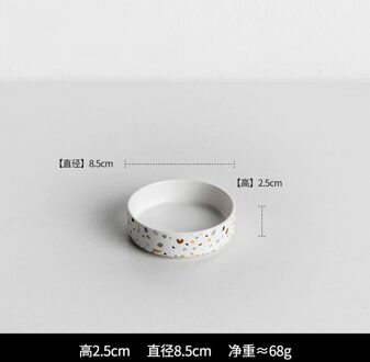 Europese Gekleurde Stippen Platen Keramische Diner Set Bone China Dessertbord Steak Noedels Salade Snack Taart Platen Servies